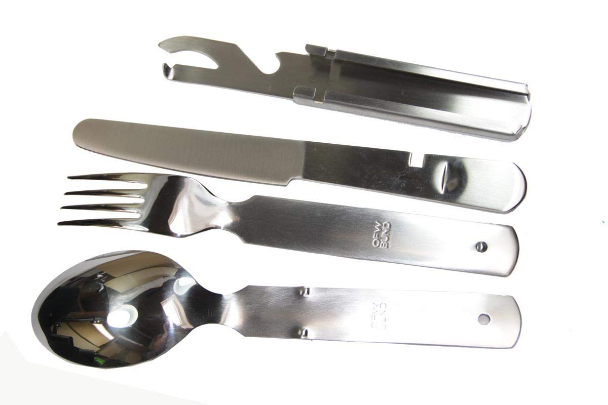 Набір столових приборів Unbekannt German армійський з неопреною футляром, фото №5