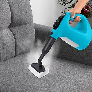 Пароочисник SOARS 14 аксесуарів 2 Bar 125 ℃ 1 хв 1500 W 400ML Blue synthetic.ua - Фото 1