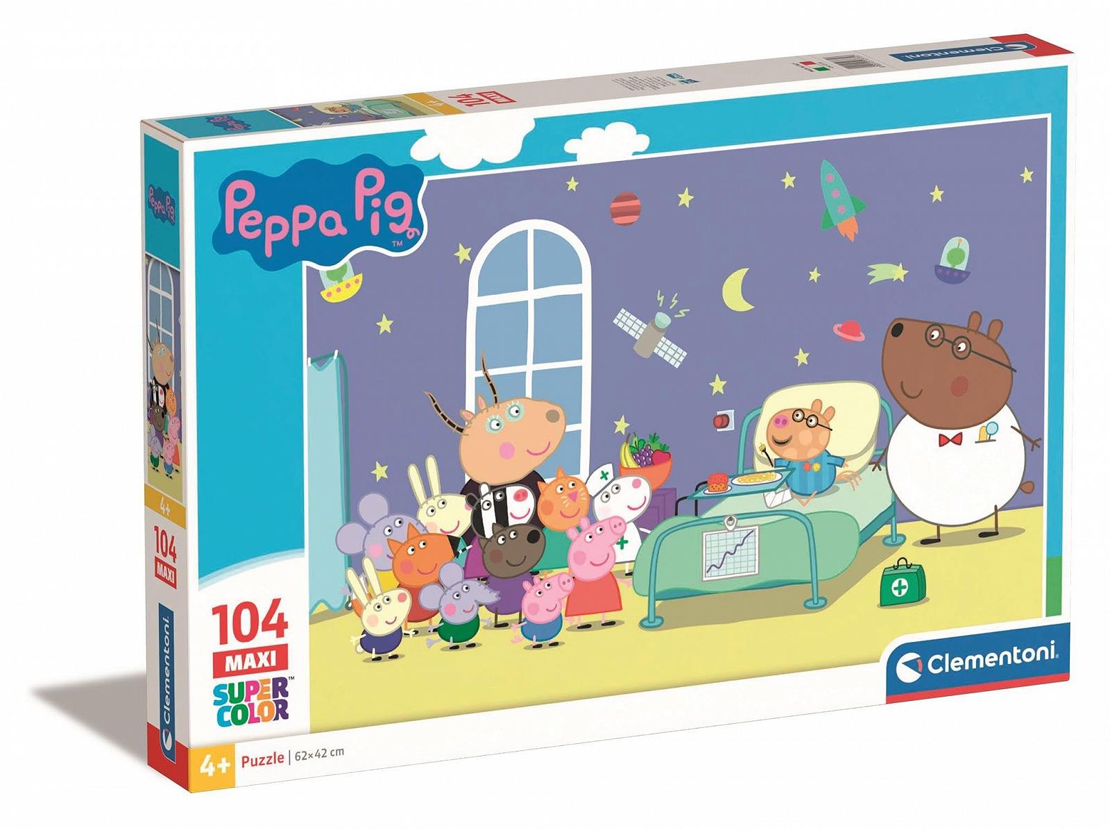 Пазл Clementoni Maxi 23735 Peppa Pig 104 элемента многоцветный, фото №1