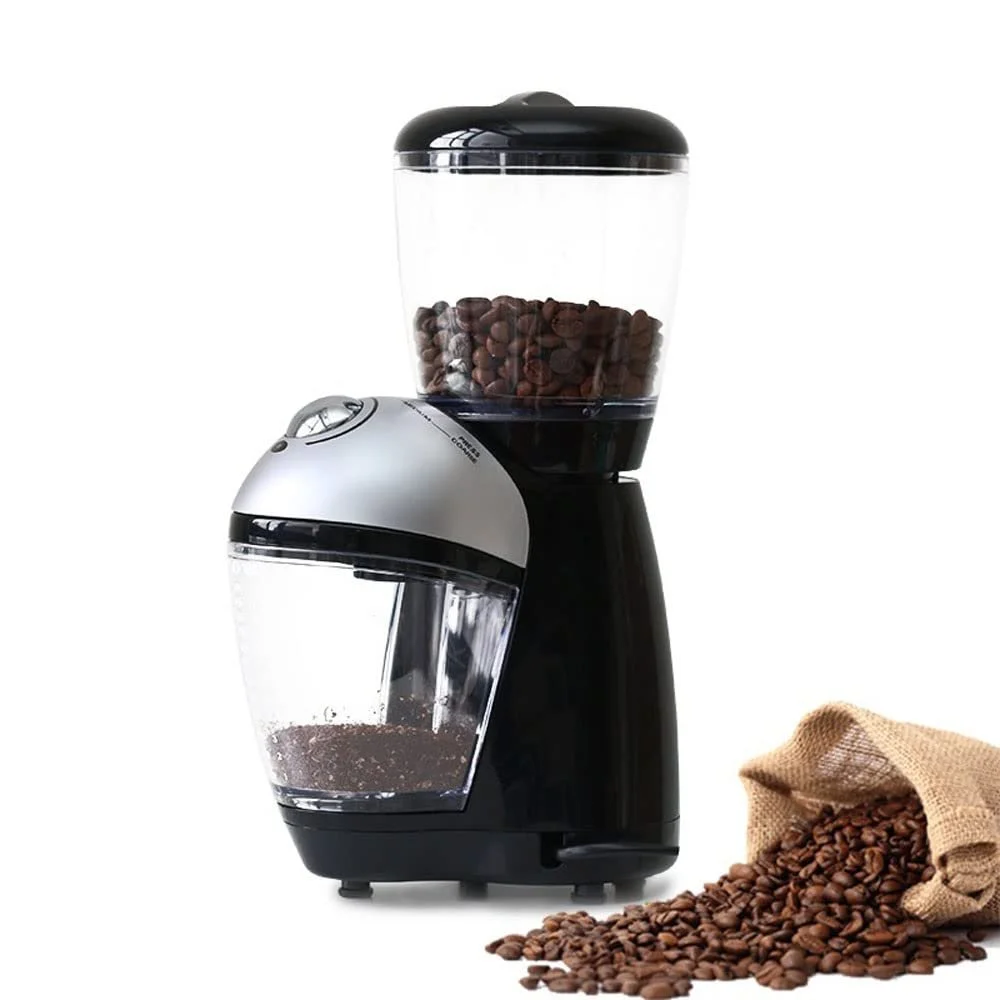 Кофемолка коническая, Electric Coffee Grinder, 8 регулируемых настроек, фото №1