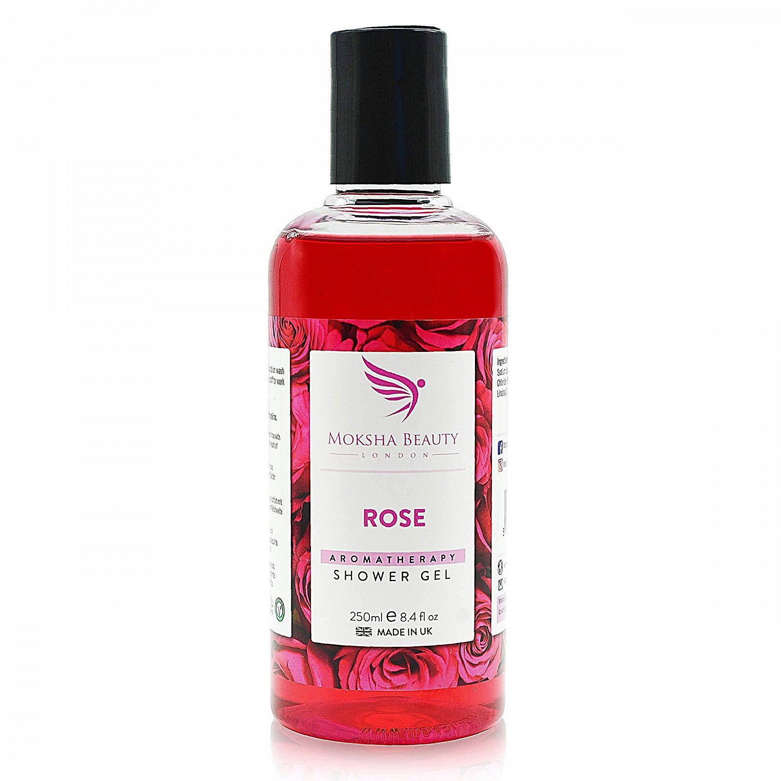 Гель для душу Moksha Pink Rose з ефірними оліями 250 мл, фото №1 Гель для душу Moksha Pink Rose з ефірними оліями 250 мл, фото №1