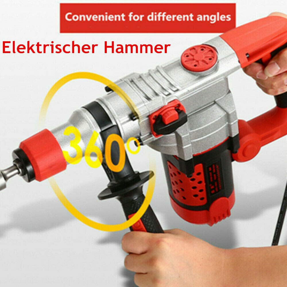 Перфоратор Heavy Duty Electric 2200 Вт Дрилем Набір 30 Циліндр, фото №4