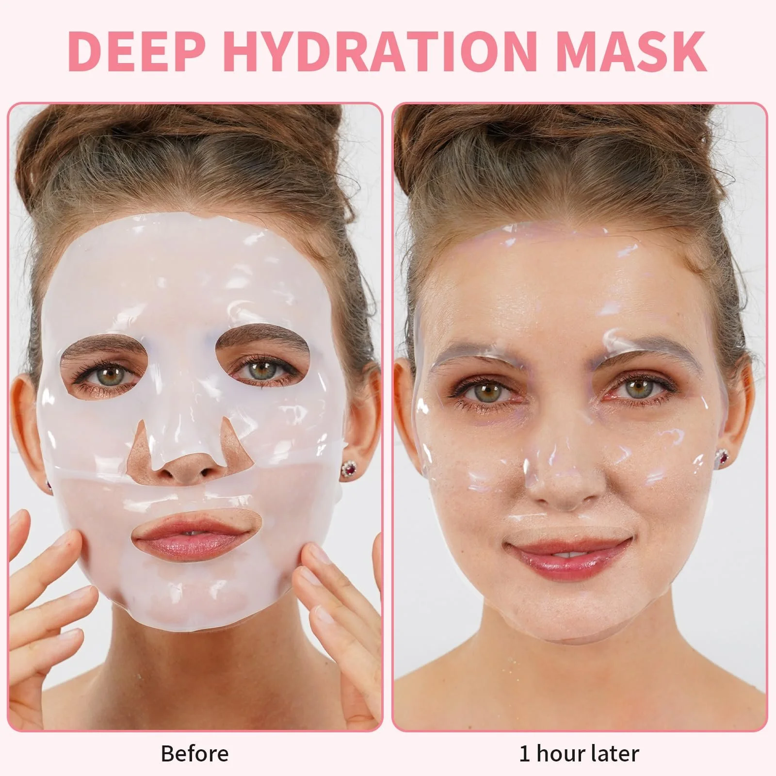 Маска Zonoori органическая коллагеновая для лица, набор 4 шт., ночная, глубокое увлажнение, против морщин, фото №3