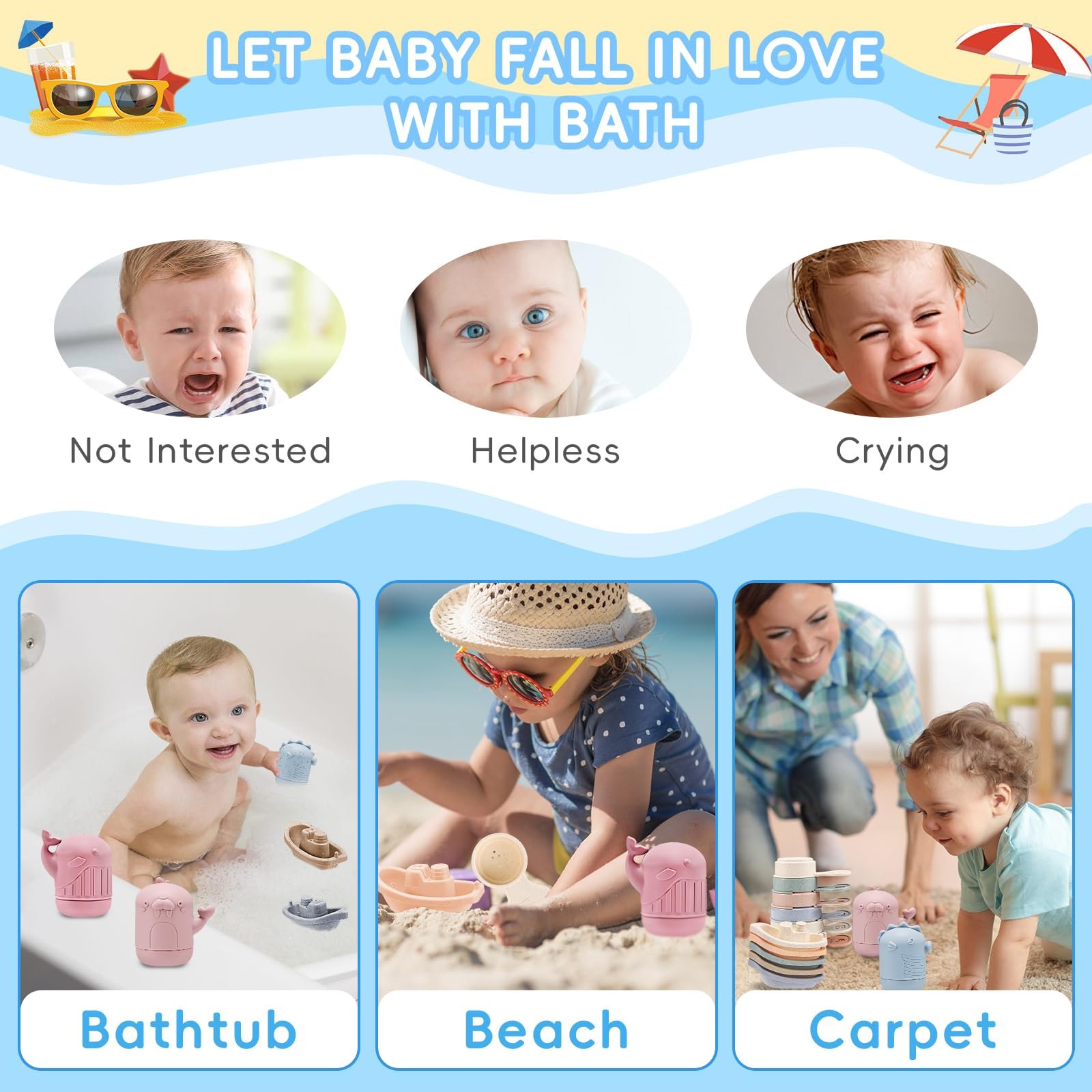 Набор игрушек для ванной 16 шт., фото №7 Набор игрушек для ванной 16 шт., фото №7