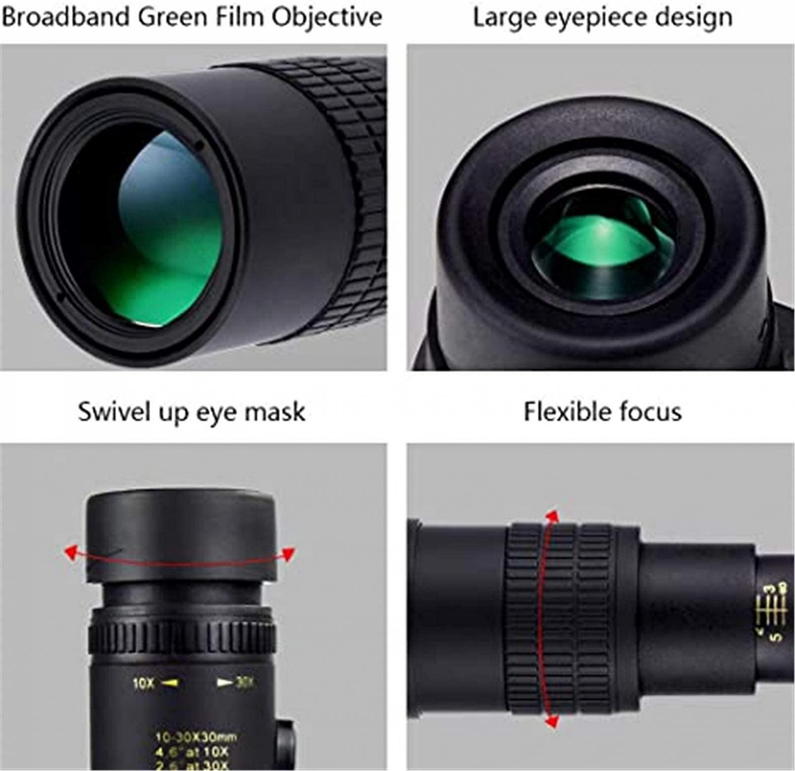 Подарунок Gift Super-Telezoom-Монокуляр 10–300x40 мм 4K кольоровий, фото №7