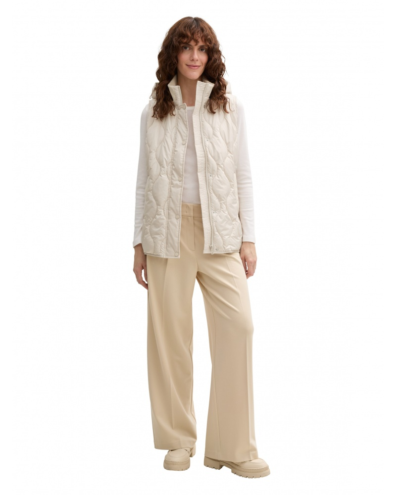 Безрукавка Women's Vest 1044397-29517 Tom Tailor Кремовий 2XL, фото №4