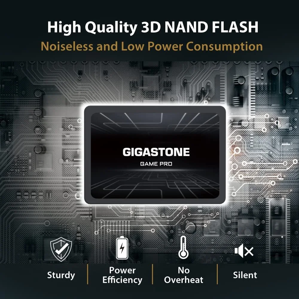 SSD-накопитель Gigastone Enterprise 1TB (комплект 4 шт.) NAS 2.5" SATA III 3D NAND, фото №3 SSD-накопитель Gigastone Enterprise 1TB (комплект 4 шт.) NAS 2.5" SATA III 3D NAND, фото №3