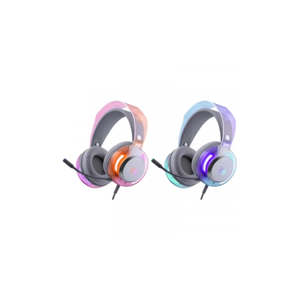 Наушники Defender Glitch RGB USB White (62490), фото №9