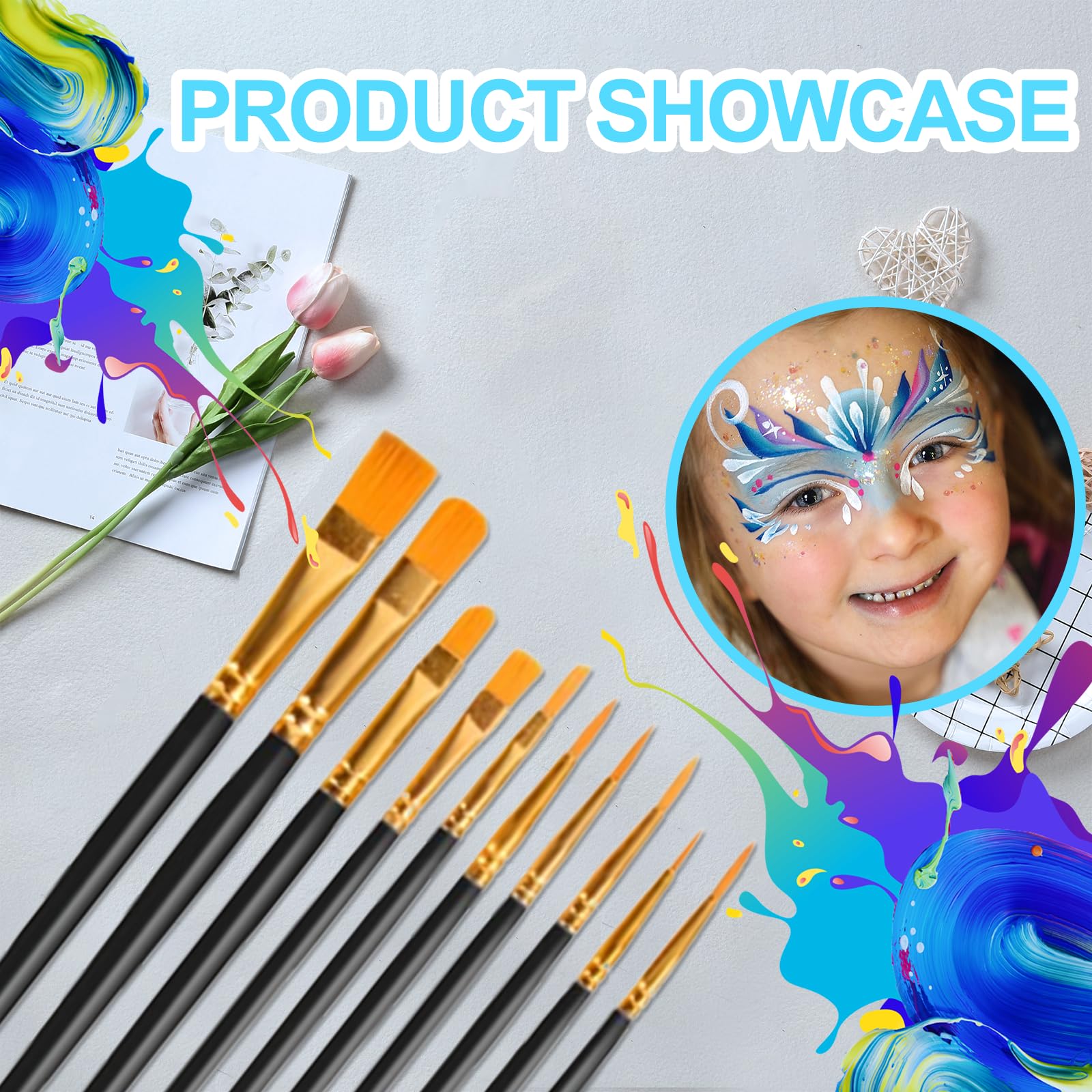 Набор кистей QTTRPCU 20-Piece детских для макияжа, фото №6 Набор кистей QTTRPCU 20-Piece детских для макияжа, фото №6