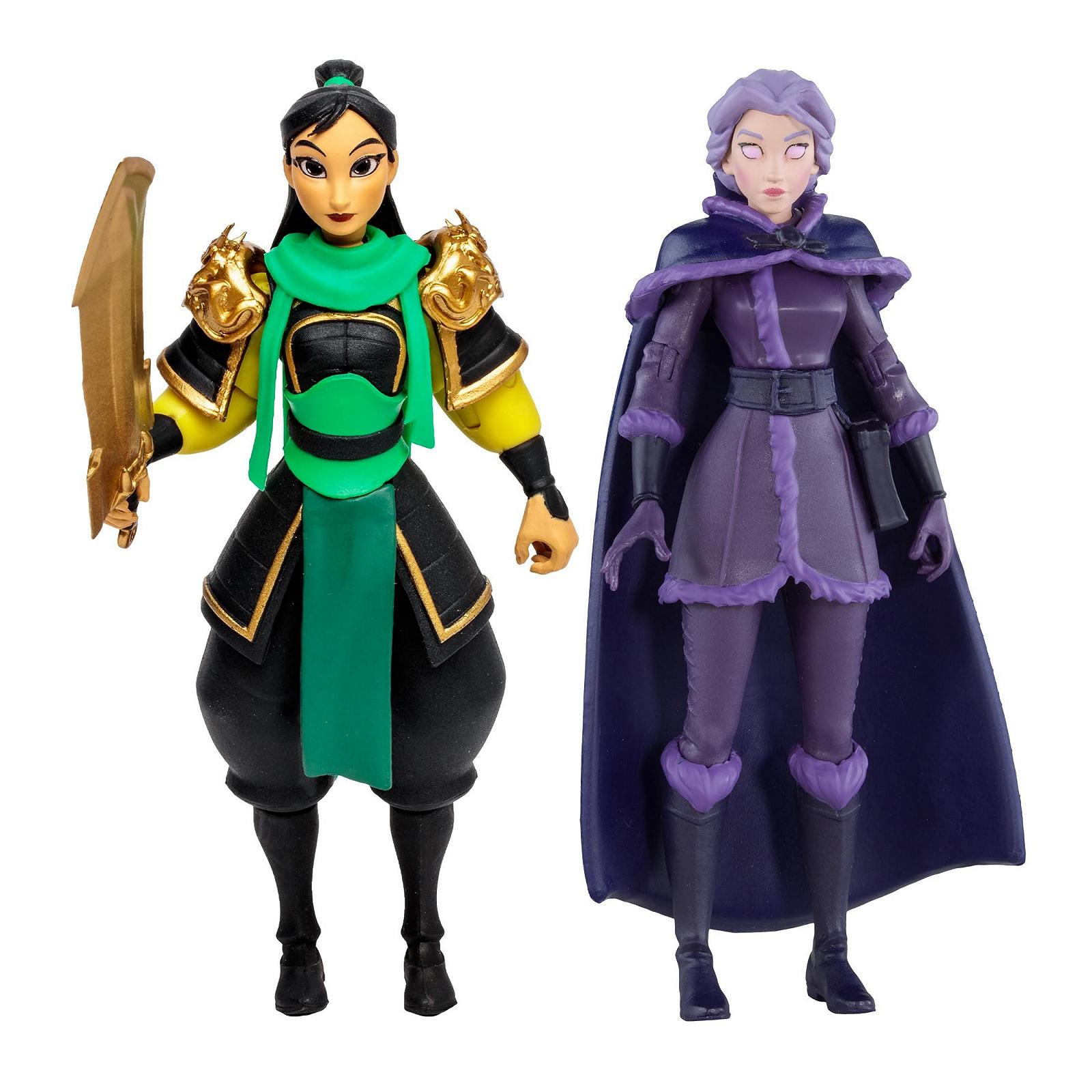 Фигурки Disney Mirrorverse Мулан, Белль (Сломана) & Ариэль (Gold Label) 13-18 см, фото №3