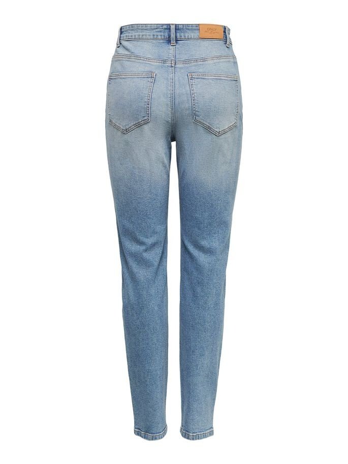 Джинсы ONLY ONLCATWALK HW MOM ANKLE JEANS PIM 15220987 Medium Blue Denim, фото №2