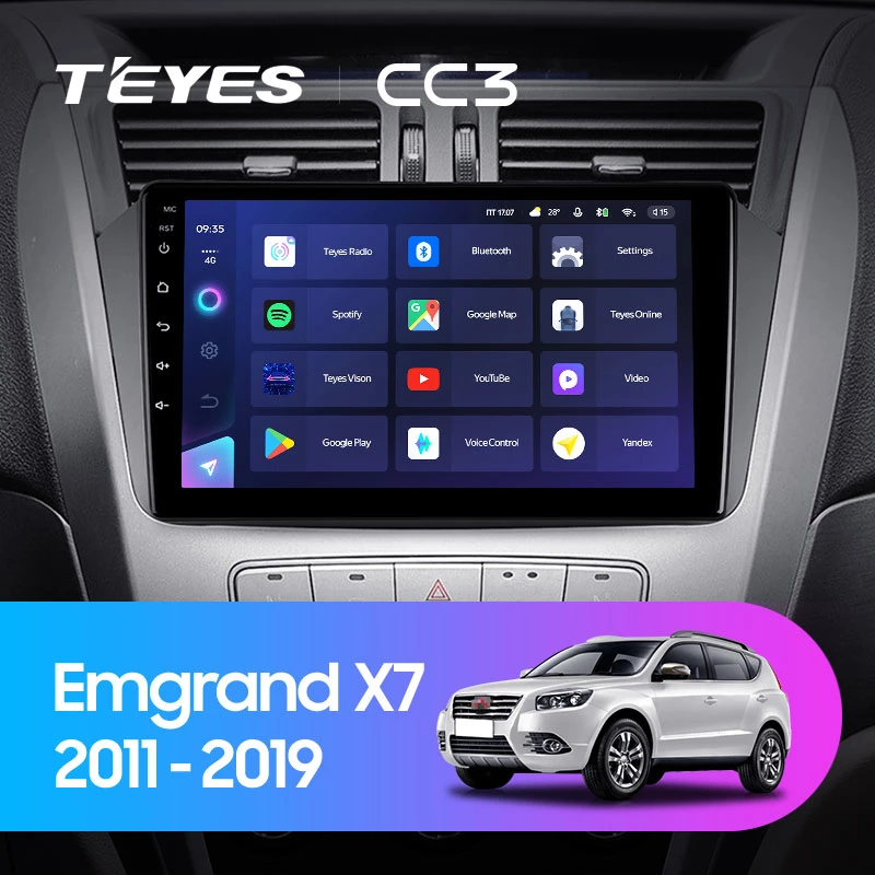 Штатная магнитола Teyes CC3 6+128 Gb Geely Emgrand X7 1 GX7 EX7 2011-2019 9, фото №2 Штатная магнитола Teyes CC3 6+128 Gb Geely Emgrand X7 1 GX7 EX7 2011-2019 9, фото №2