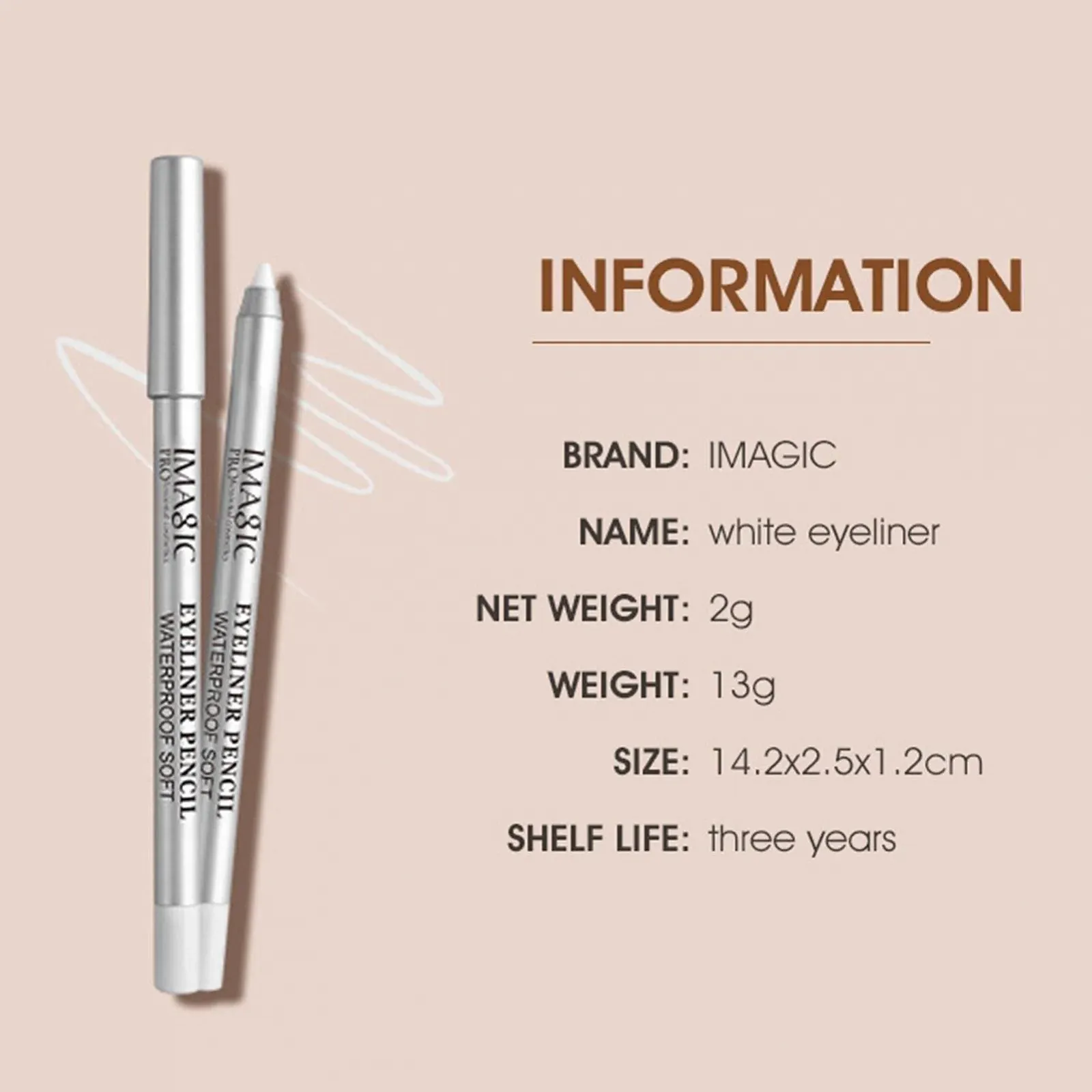 Підводка для очей Facynde Водостійка, фото №7