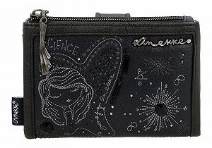 Кошелек Anekke Hollywood Studio Flexible RFID M Синий, черный, Стильный - Фото 1