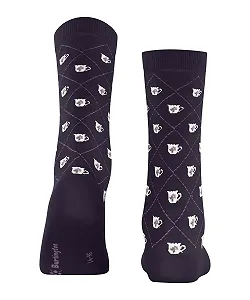 Носки Burlington Teatime Узорчатые Дышащие из органического хлопка 1 пара synthetic.ua - Фото 1