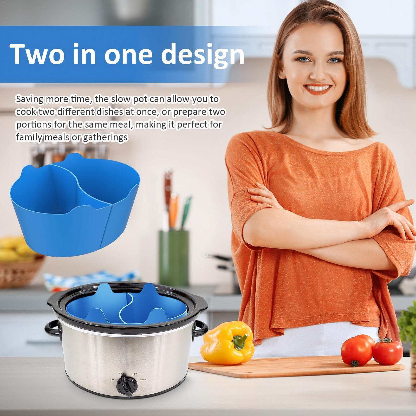 Лайнер для мультиварки Silicone Pot Divider Insert багаторазовий розділювач для посуду, фото №3