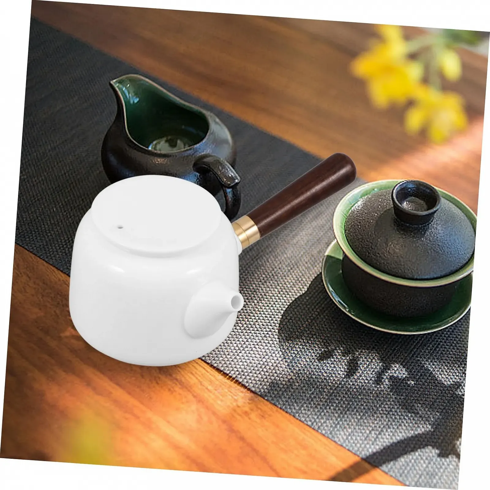 Чайник-заварник FUNNETOYU Керамический Белый, фото №6