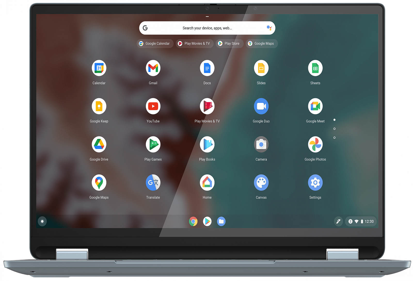 Сенсорний ноутбук 14" Lenovo IdeaPad Flex 5 Chrome 14IAU7 Intel Core i3-1215U RAM 8GB eMMC 128GB 10год батарея Chrome OS Алюмінієвий корпус (UKR), фото №3