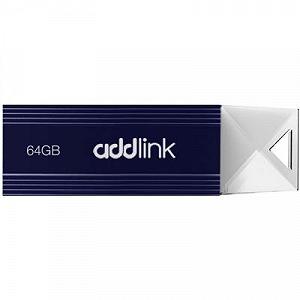 USB флеш-накопитель AddLink 64GB U12 Dark Blue 2.0 ad64GBU12D2 - Фото 1