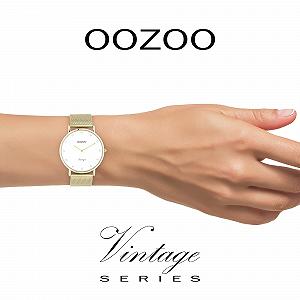 Винтажные Женские Часы Oozoo - Женские Часы с Сетчатым Ремешком 20 мм - Аналоговые Женские Часы Круглые synthetic.ua - Фото 1