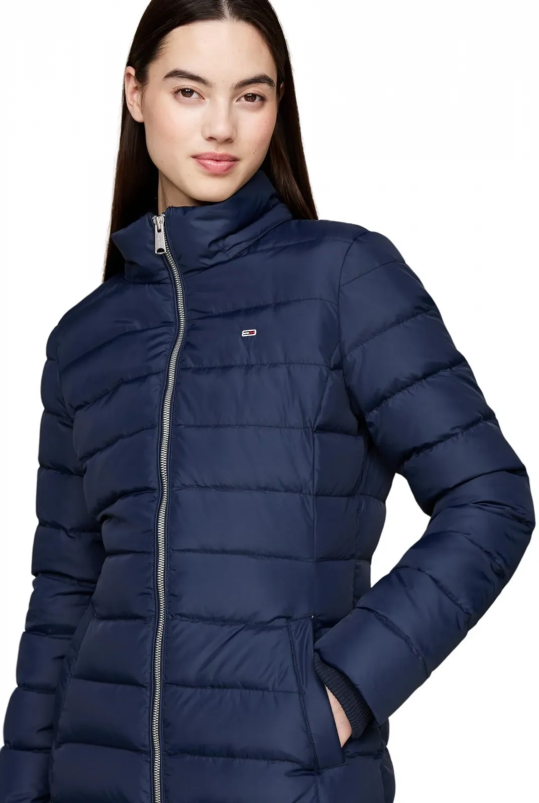 Пуховик Tommy Jeans Essential Жіночий З капюшоном зі штучним хутром, фото №4 Пуховик Tommy Jeans Essential Жіночий З капюшоном зі штучним хутром, фото №4