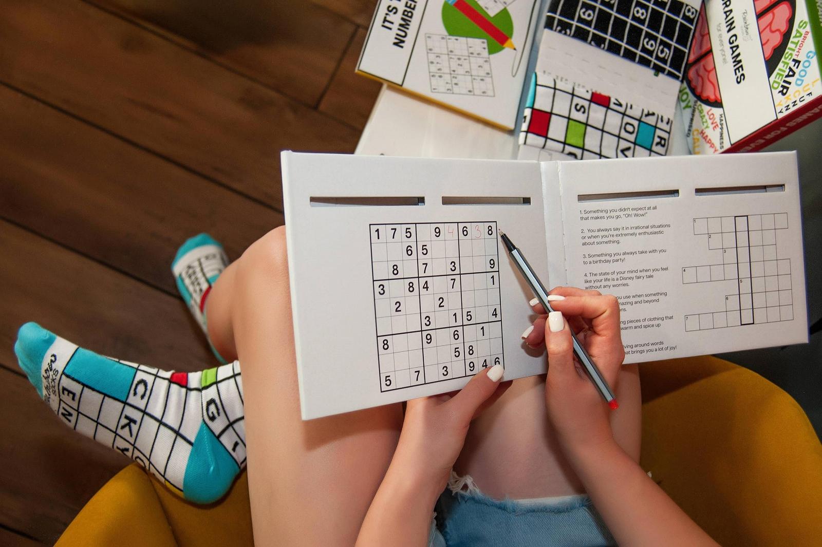 Шкарпетки Rainbow Socks Brain Games - 2 пари, фото №7