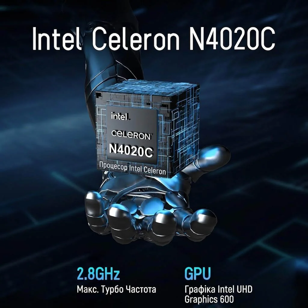 Міні ПК Letsung Golite 11 / Intel Celeron N4020C / RAM 6GB / SSD 128GB / 2 x HDMI / LAN / Wi-Fi 5 / Bluetooth 4.2 / Windows 11 / Чорний, фото №4 Міні ПК Letsung Golite 11 / Intel Celeron N4020C / RAM 6GB / SSD 128GB / 2 x HDMI / LAN / Wi-Fi 5 / Bluetooth 4.2 / Windows 11 / Чорний, фото №4