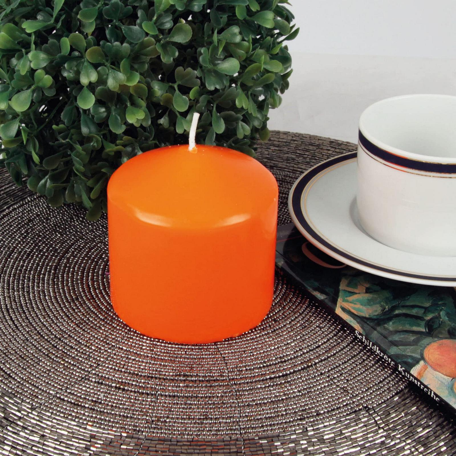 Свічки HS Wax Pillar 8 cm x 8 cm (набір з 3 шт.) помаранчевий, фото №5 Свічки HS Wax Pillar 8 cm x 8 cm (набір з 3 шт.) помаранчевий, фото №5