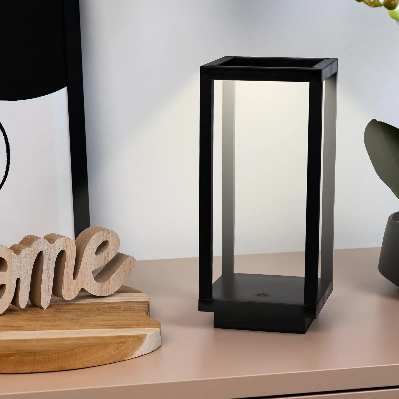 Настольная лампа LED BRILONER Wireless IP44 Touch Dimmable CCT Battery 10 x 10 x 22 см Black, фото №3