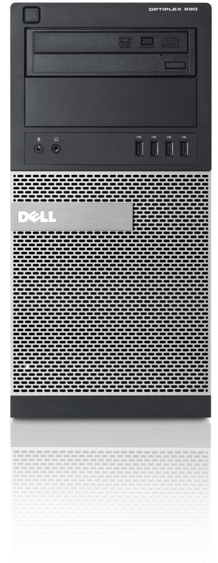 Компьютер Dell OptiPlex 990 / Intel Core i3-4150 / RAM 8GB/ SSD 128GB + HDD 512GB / LAN / Windows 10 / Черный, фото №1