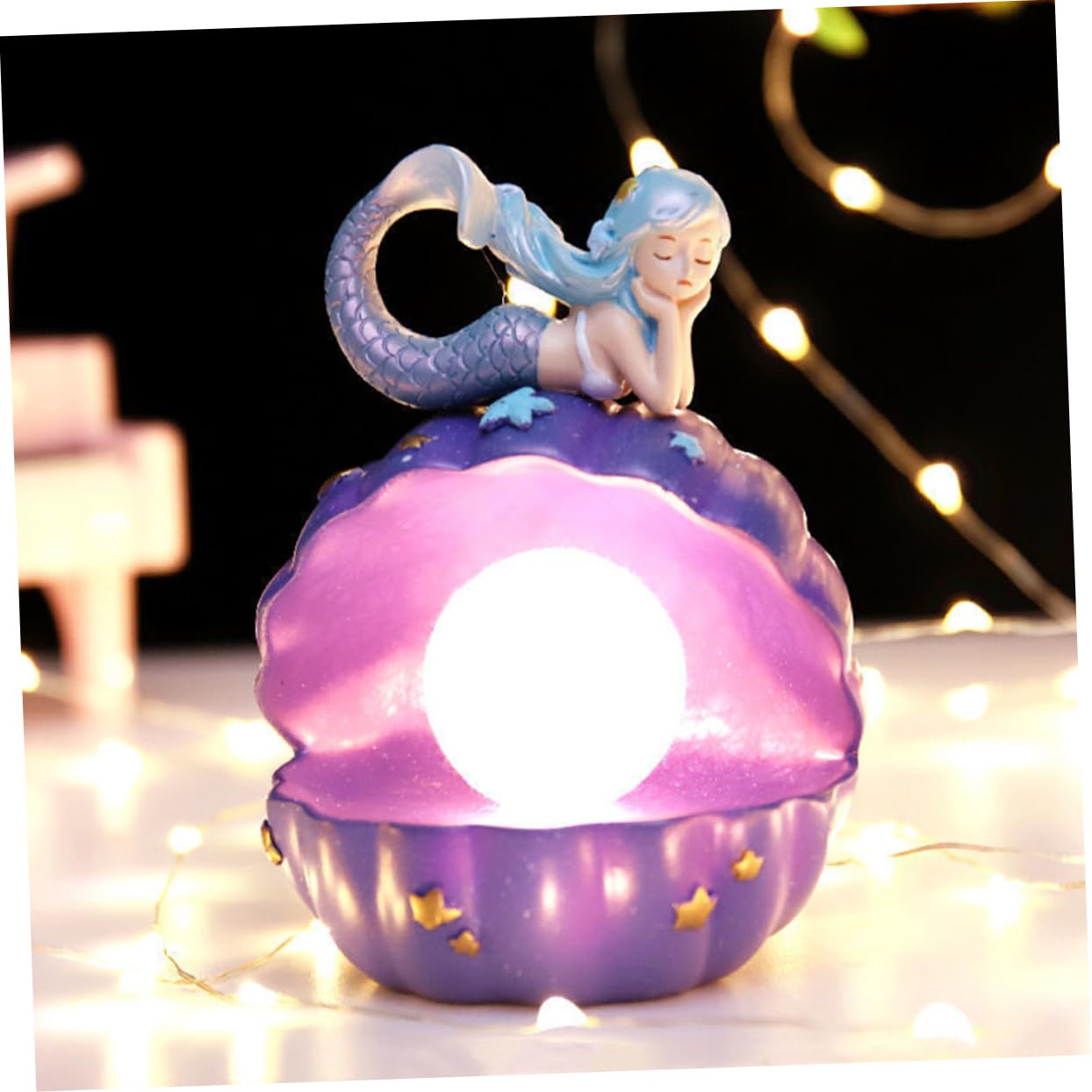 Лампа Ciieeo Mermaid нічна Русалка резинова мультяшна дитяча, фото №2 Лампа Ciieeo Mermaid нічна Русалка резинова мультяшна дитяча, фото №2