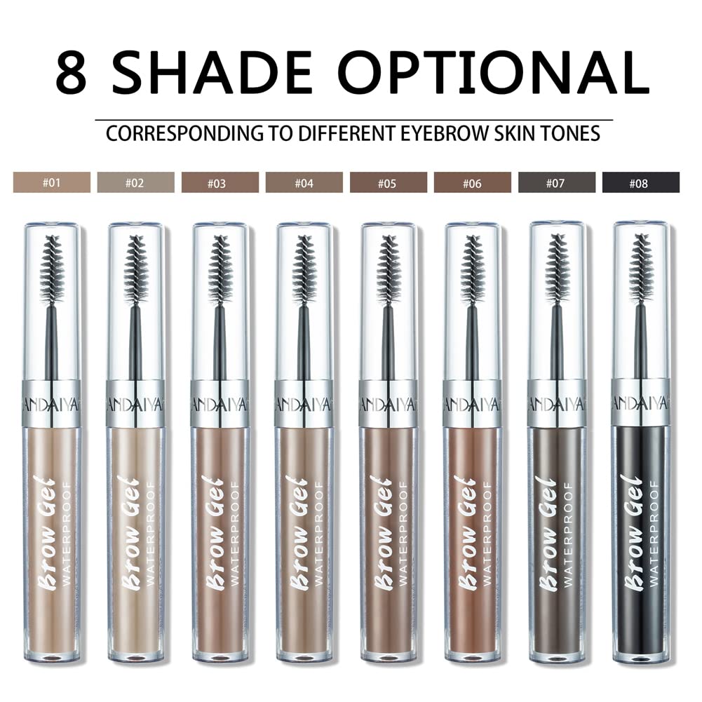 Гель для брів Lucoss Eyebrow Pencil Eyebrow Gel 24 години водостійкий темно-коричневий/чорний/блонд/рудо-коричневий/сірий #02 холодний блонд, фото №2 Гель для брів Lucoss Eyebrow Pencil Eyebrow Gel 24 години водостійкий темно-коричневий/чорний/блонд/рудо-коричневий/сірий #02 холодний блонд, фото №2