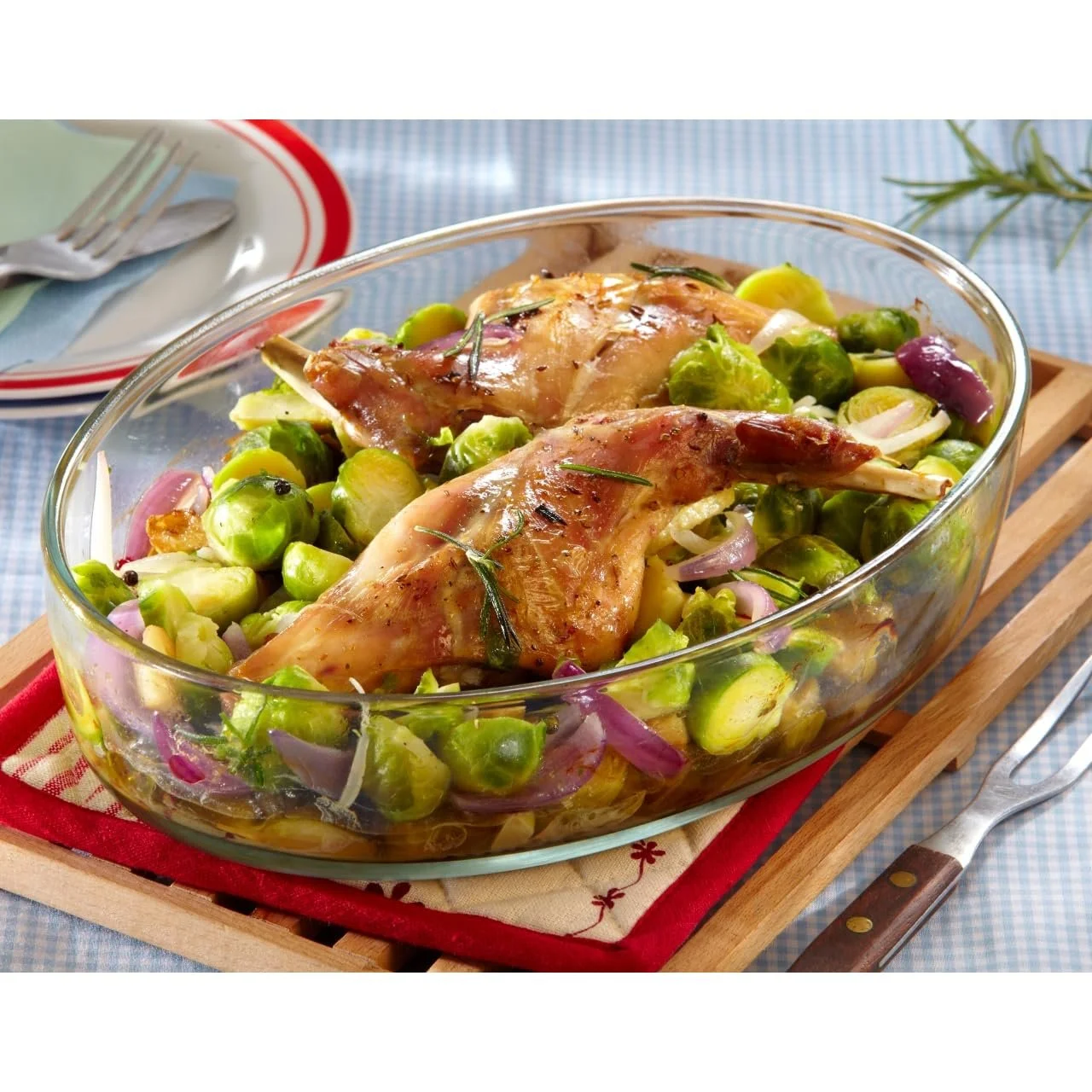 Форма для запікання Simax 7127 овальна 1.9 л Прозорий, фото №3