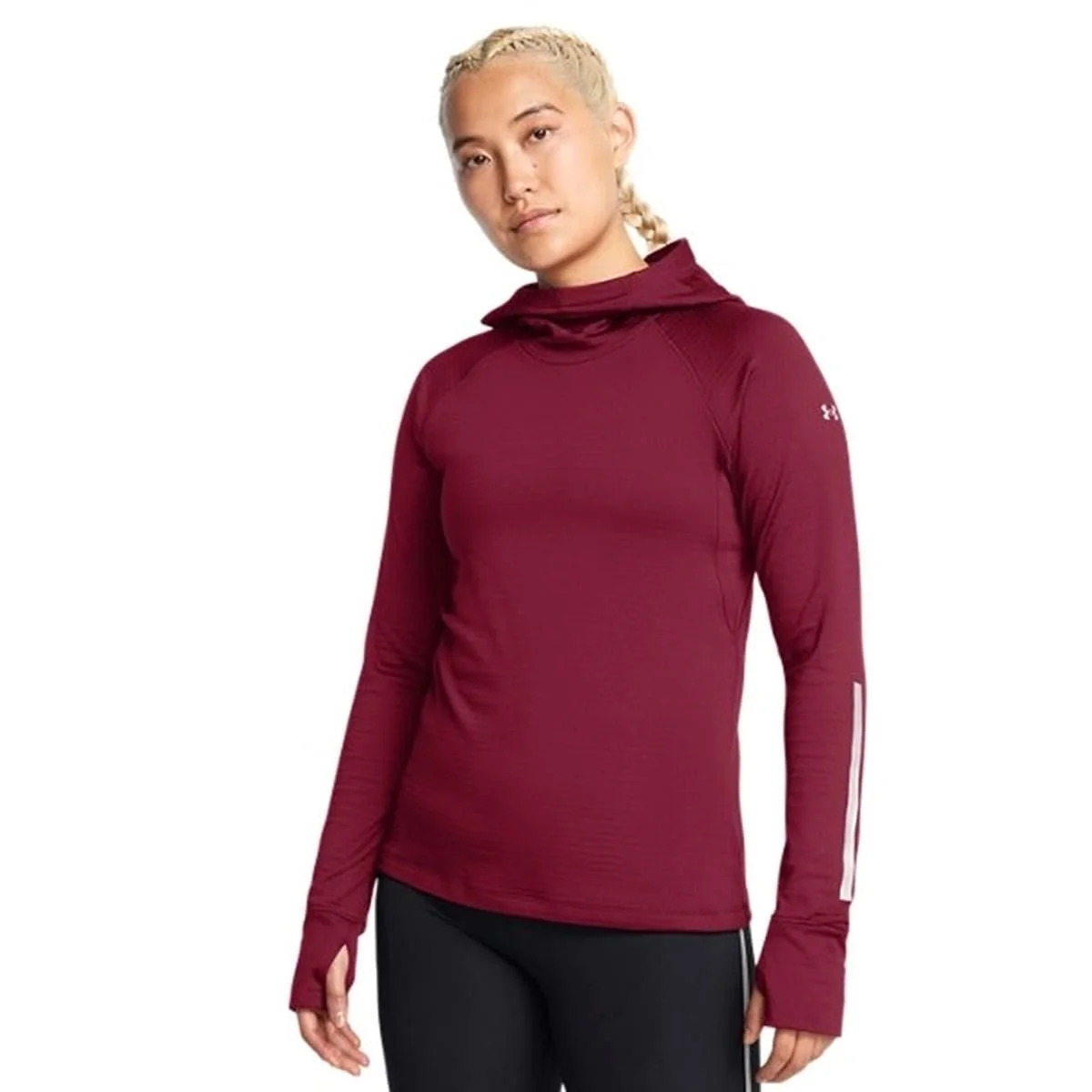 Худі Under Armour Launch Elite Coldweather Balaclava Жіночий Cardinal - Dark Red S, фото №1 Худі Under Armour Launch Elite Coldweather Balaclava Жіночий Cardinal - Dark Red S, фото №1