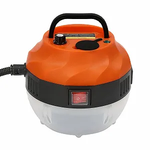 Ручний пароочисник 1600 Вт 6 швидкостей 3 типи щіток 1.35 л Помаранчевий - Фото 1