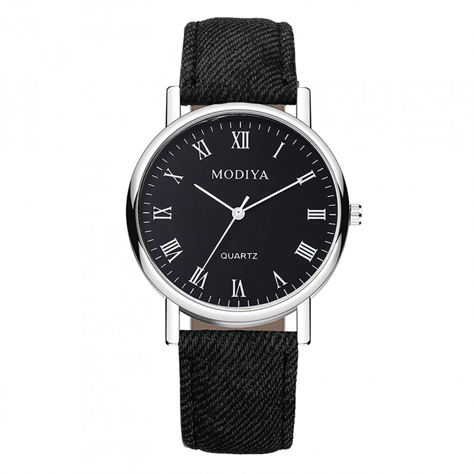 Часы Мужские Кварцевые часы Спортивные часы 2022 Мужские военные часы с римскими цифрами и кожаным ремешком, фото №1