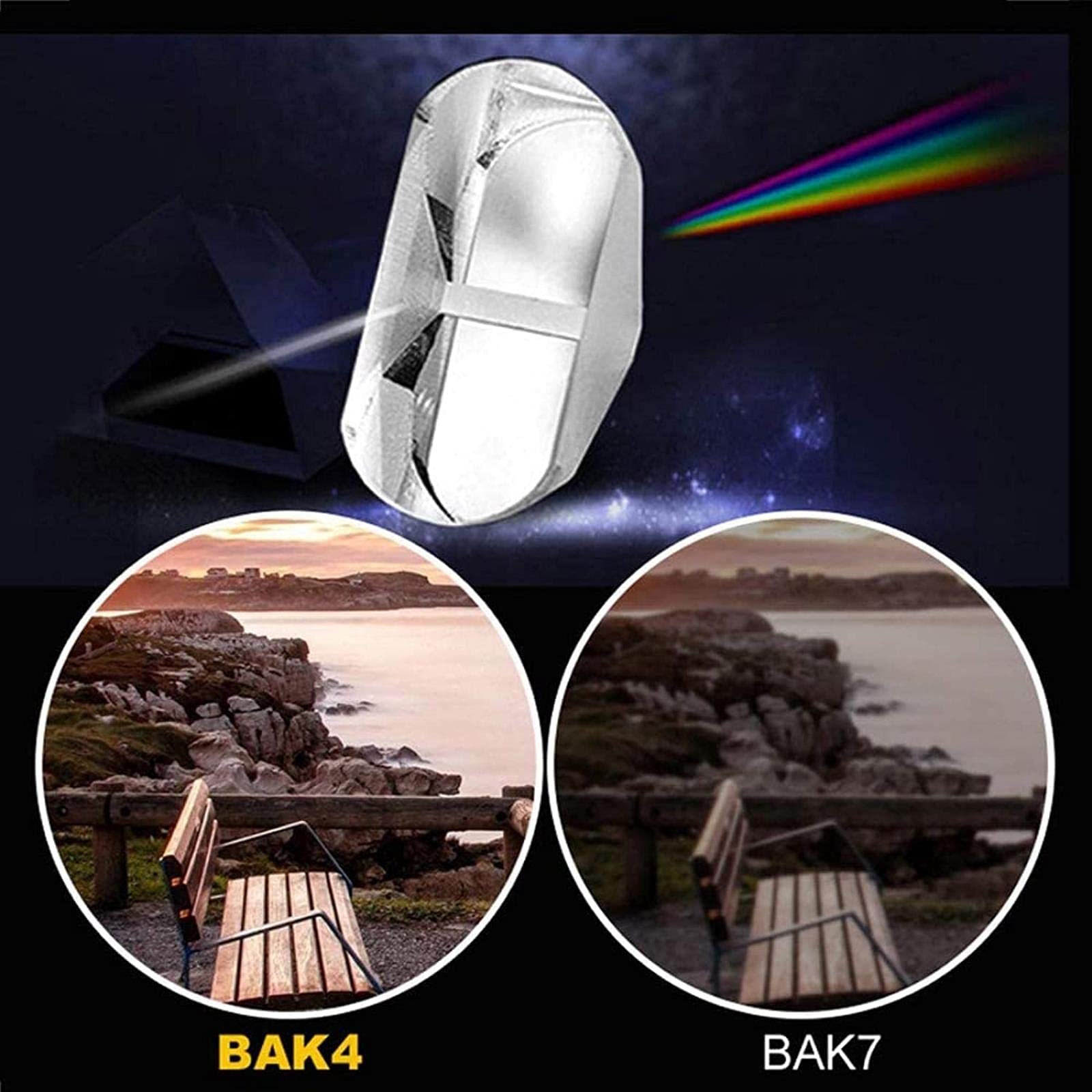 Монокуляр QHYTL 10-20x50 Високий зум Компактний IPX7 Водонепроникний об'єктив призма BAK4, фото №6