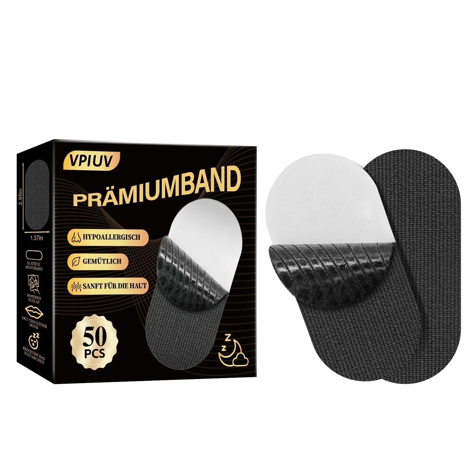 Смужки від хропіння VPIUV 50 шт., фото №1