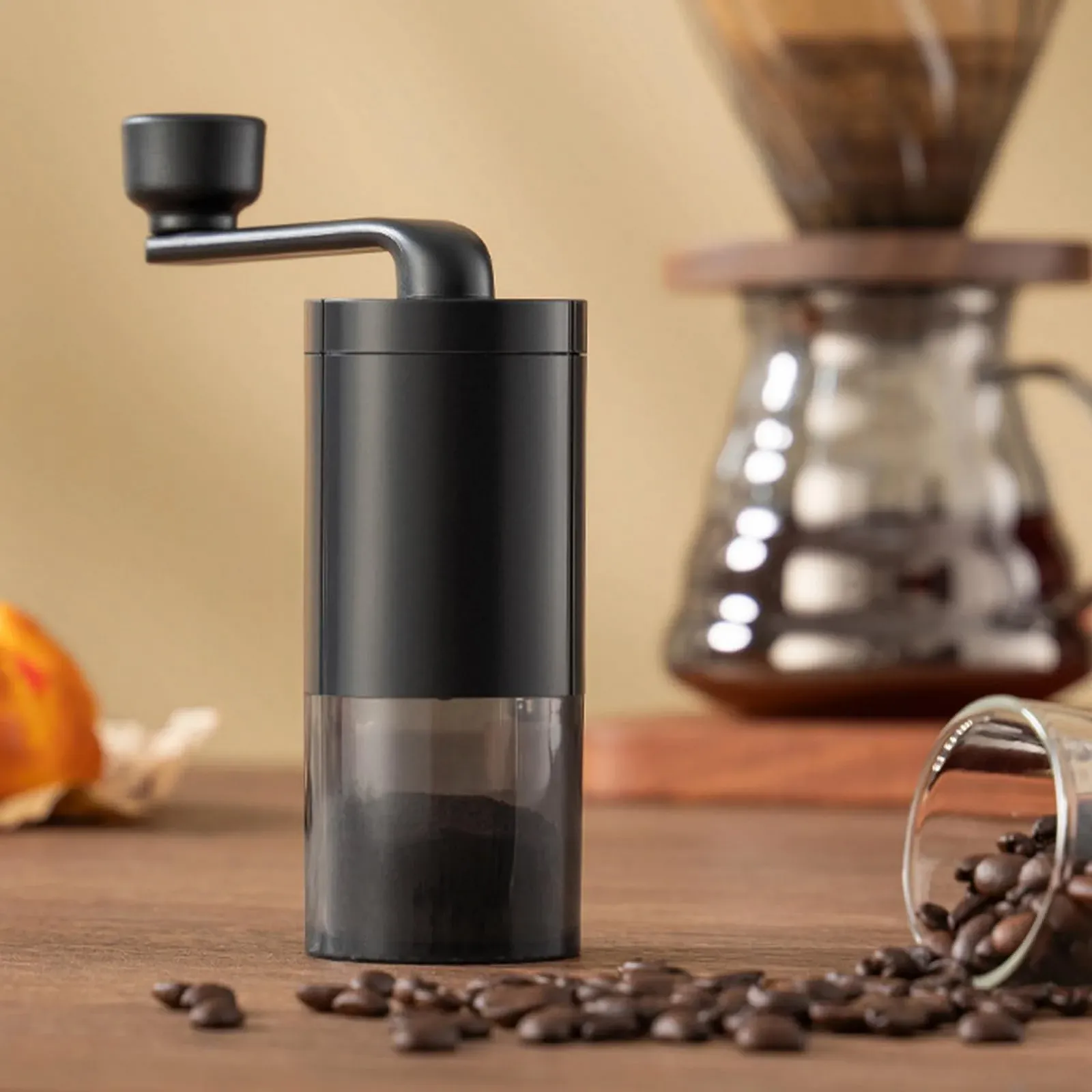 Ручна кавомолка портативна Тиха ручна для зерен, Інструмент для регулювання товщини помелу, фото №3 Ручна кавомолка портативна Тиха ручна для зерен, Інструмент для регулювання товщини помелу, фото №3