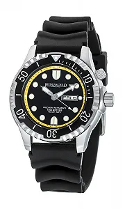 Часы для дайвинга PRECISION INSTRUMENTS RIEDENSCHILD ORIGINAL 100ATM, стальной и силиконовый браслет - гелиевый клапан - сапфировое стекло synthetic.ua - Фото 1