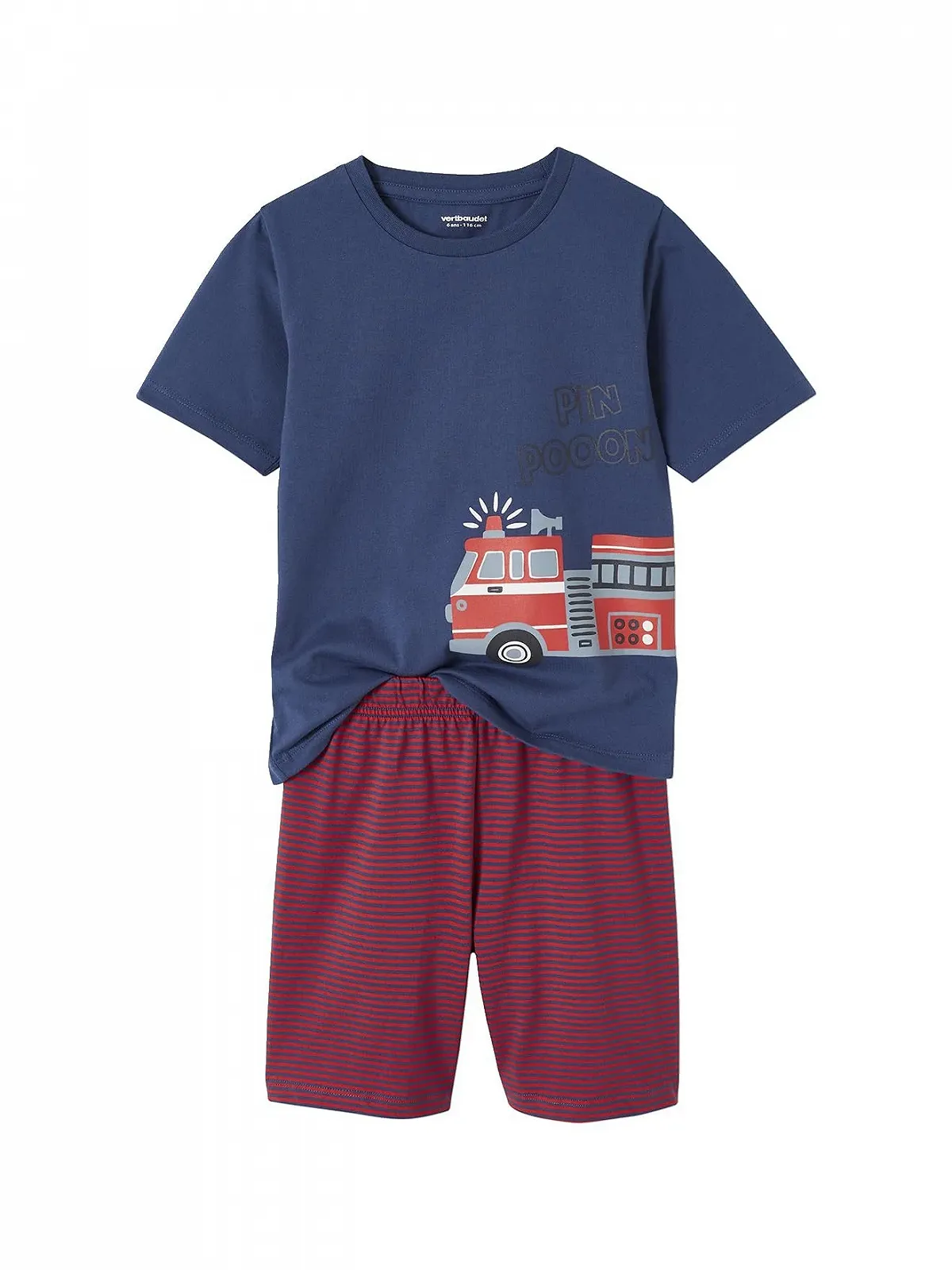 Комплект пижам Vertbaudet из 2 предметов: длинная и короткая Oeko-Tex, фото №1