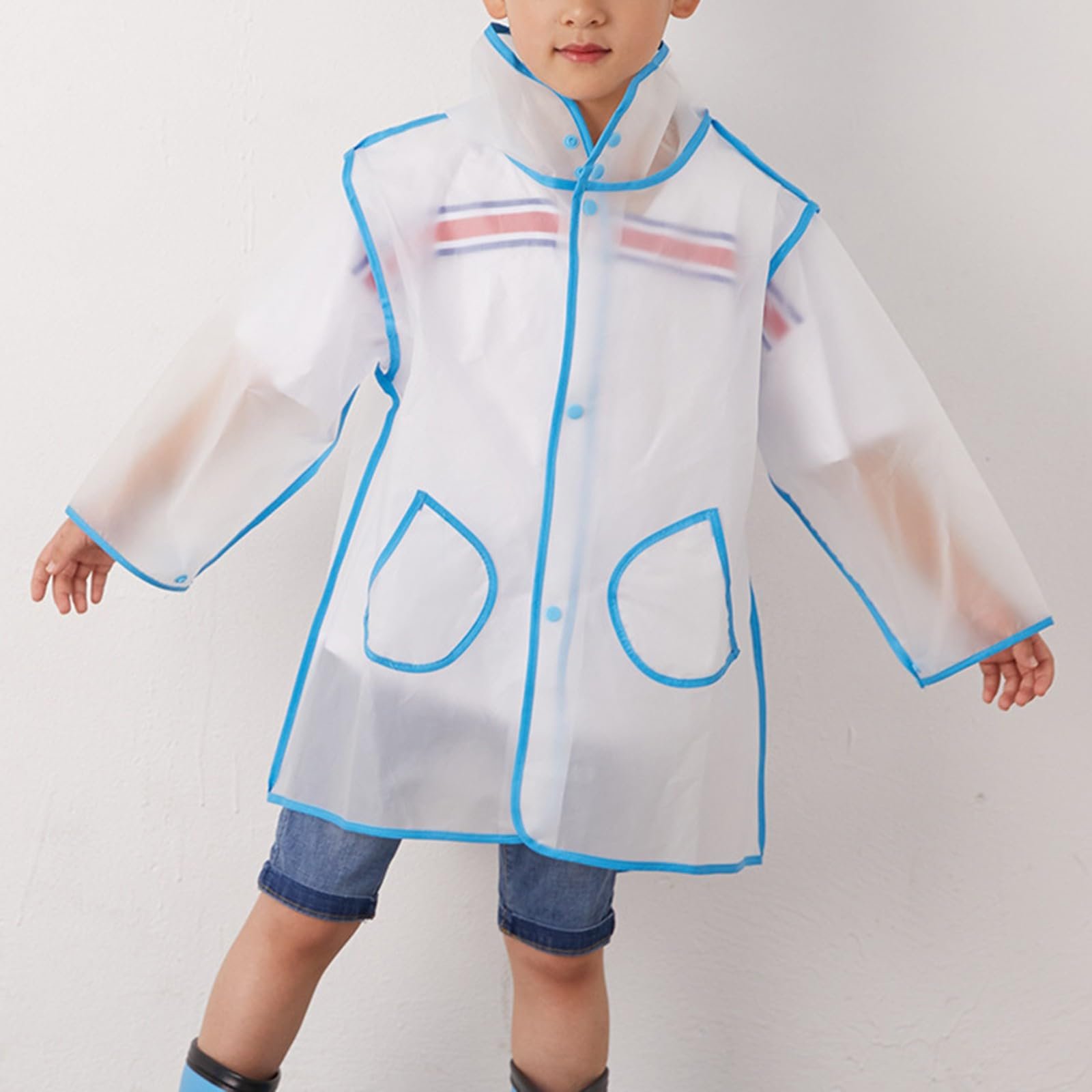 Детский дождевик GXYANiaoy Прозрачный Спортивный Дождевой Костюм Легкий Для Велоспорта Пеших Прогулок Длинный С Рукавами Водонепроницаемый Разноцветный Дождевой Плащ Дождевая Накидка, фото №5 Детский дождевик GXYANiaoy Прозрачный Спортивный Дождевой Костюм Легкий Для Велоспорта Пеших Прогулок Длинный С Рукавами Водонепроницаемый Разноцветный Дождевой Плащ Дождевая Накидка, фото №5