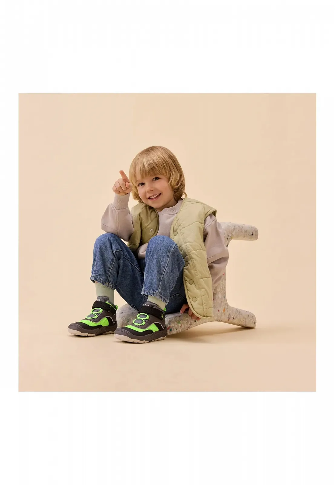 Демісезонне взуття Affenzahn Explory Vegan, водонепроникне, дихаюче, з флісовою підкладкою, застібкою та нековзкою підошвою, розмір 21–32, фото №2 Демісезонне взуття Affenzahn Explory Vegan, водонепроникне, дихаюче, з флісовою підкладкою, застібкою та нековзкою підошвою, розмір 21–32, фото №2