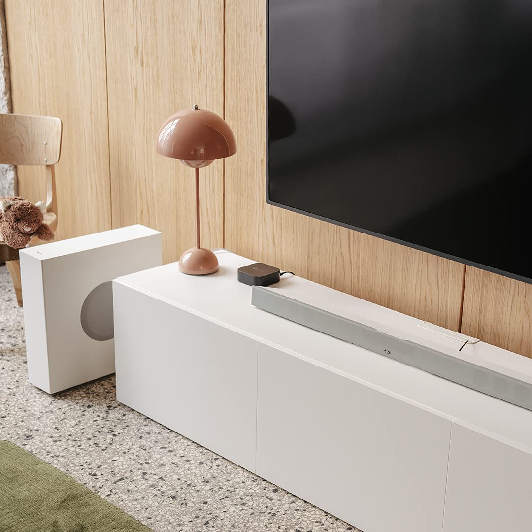 Саундбар Teufel CINEBAR 11-2.1 с беспроводным сабвуфером Dolby Audio Bluetooth 5.0 HDMI 3D ARC CEC 4K пасстроли Dynomore сенсорная панель белый, фото №8 Саундбар Teufel CINEBAR 11-2.1 с беспроводным сабвуфером Dolby Audio Bluetooth 5.0 HDMI 3D ARC CEC 4K пасстроли Dynomore сенсорная панель белый, фото №8