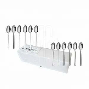 Ложки для еспресо Picard & Wielpütz Ventura 6108, 12 штук, в білій складній коробці - Фото 1