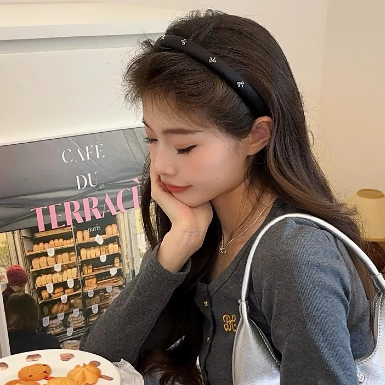 Набор обручей 3шт. Атласный, фото №4