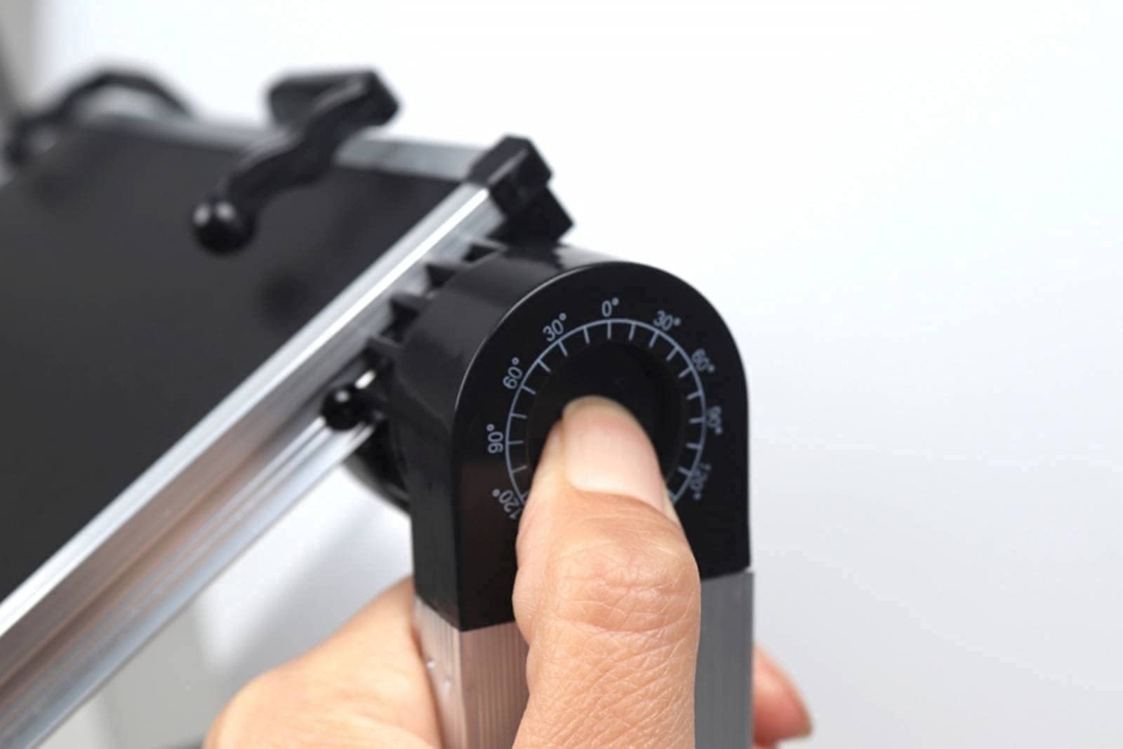 Подставка для ноутбука Table Buddy Эргономичная, алюминиевая, легкая, регулируемая по высоте, регулируемая по углу наклона, складная, 30.5 x 24.5 см, фото №3