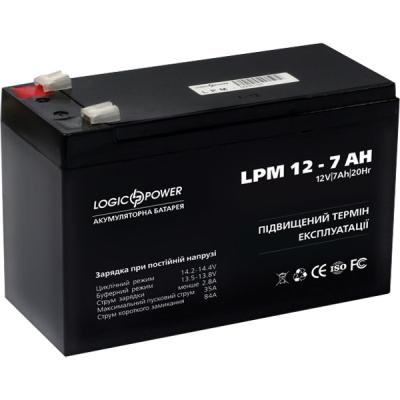 Батарея к ИБП LogicPower LPM 12В 7 Ач 3862, фото №3