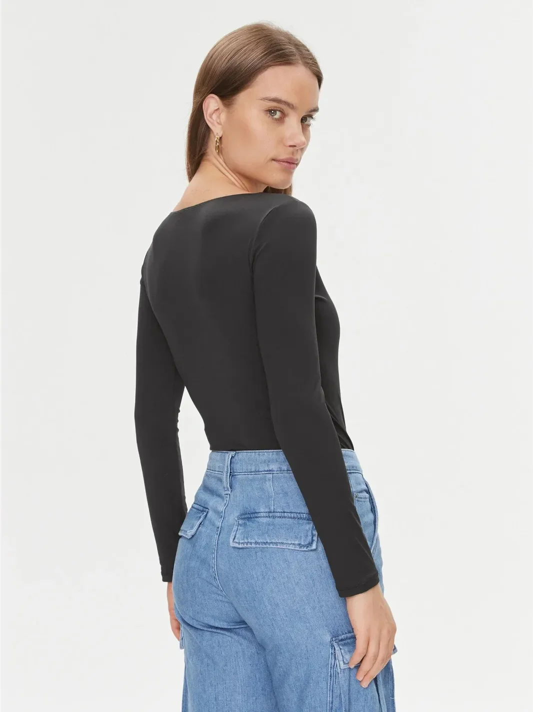 Жіночий боді Guess Chia Чорний S, фото №3 Жіночий боді Guess Chia Чорний S, фото №3