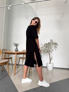 Сукня базова Reload чорний synthetic.ua - Фото 1